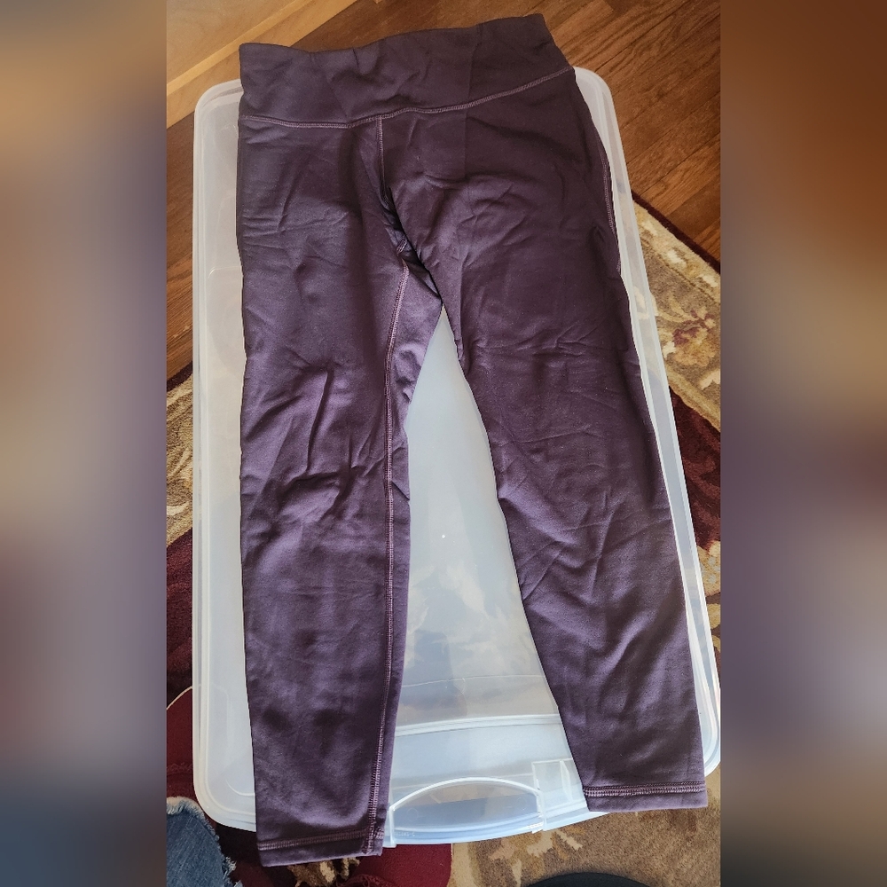 Athleta Thermal Purple Leggings